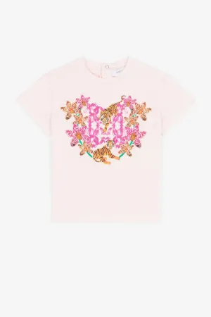 t-shirt imprimé à manches courtes