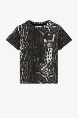 T-Shirt mit Animal-Print
