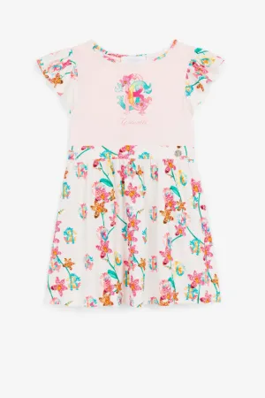 T-Shirtkleid mit Blumen-Print