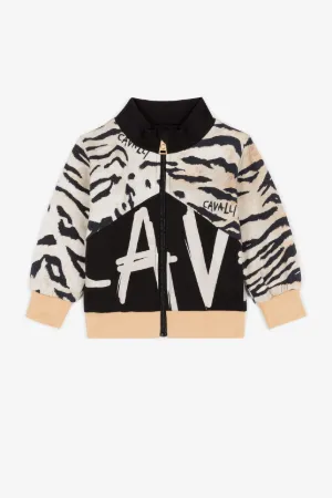 Tiger Logo-Print Track Jacket