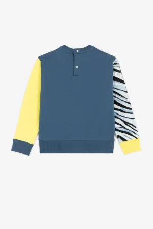 Top con estampado Zebra y raya con logo
