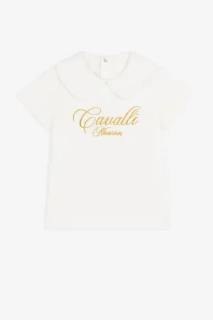 Top con logo bordado