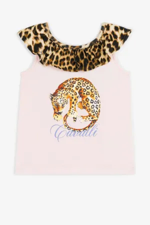 Top mit Leoparden-Print