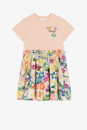 Vestido con estampado Flower