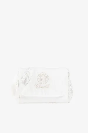 Wickeltasche mit Logo-Stickerei