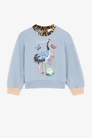 Wildlife-Print Sweatshirt
