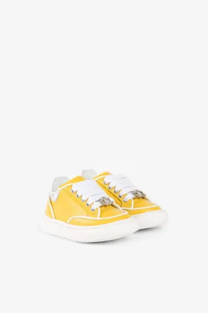 Zapatillas de piel con monograma RC