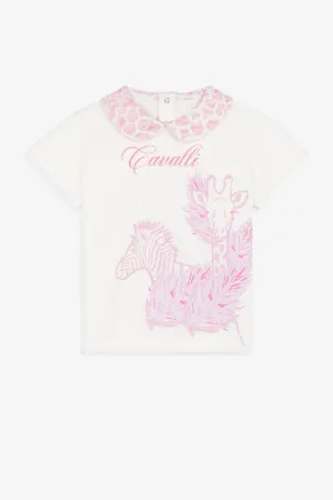 Zebra And Giraffe-Print Top