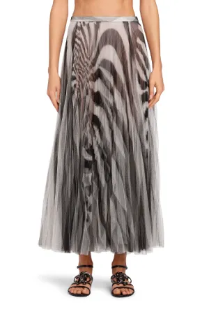 Jupe en tulle motif Zebra Avantgarde