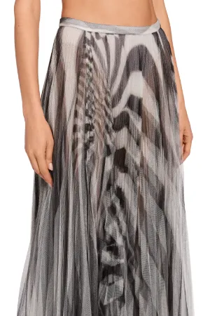 Jupe en tulle motif Zebra Avantgarde