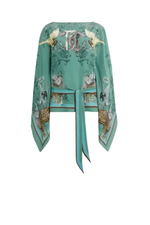 Kaftan mit Hybrid Animals Print