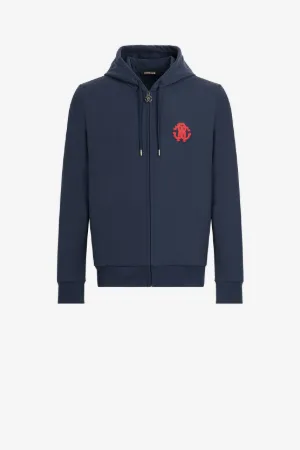 Kapuzenpullover mit RC Monogramm-Print