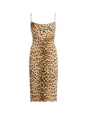 Kleid mit Leopard Chine Print