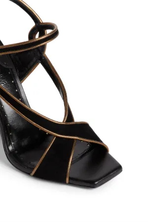 crystal block heel