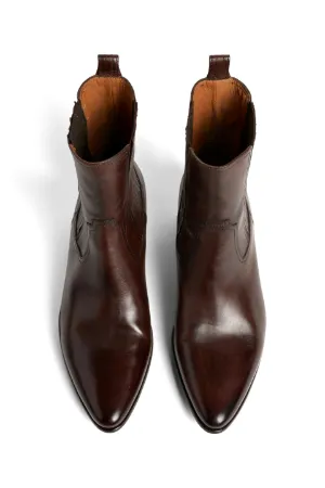 roberto cavalli chelsea leather boots