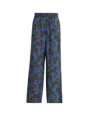 Legere Hose mit Pop Chimera Print