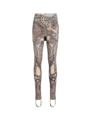 Legging à imprimé Henna