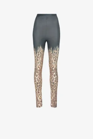 Legging à imprimé ocelot