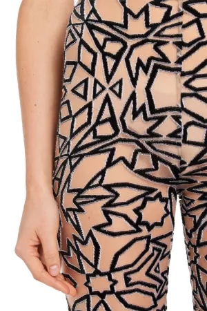 Legging à motif Graphic Tile dévoré