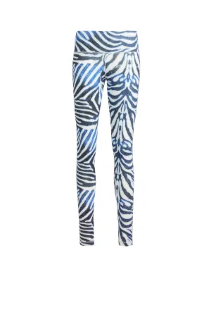 Leggings con stampa Sea Zebra