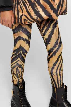Leggings con stampa -Sito ufficiale di Roberto Cavalli®