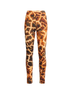 Leggings mit Giraffe Chine Print