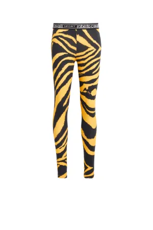 Leggings mit Vintage Zebra Print 
