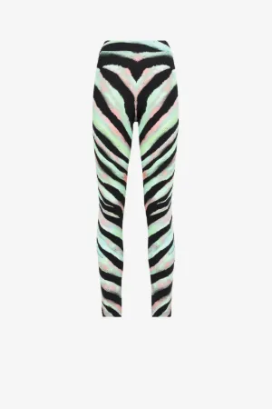 Leggings mit Zebra-Print