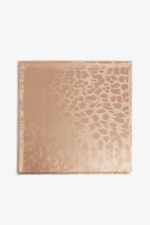 Leopard-Jacquard C Logo Scarf - Tienda Online Oficial de Roberto Cavalli®
