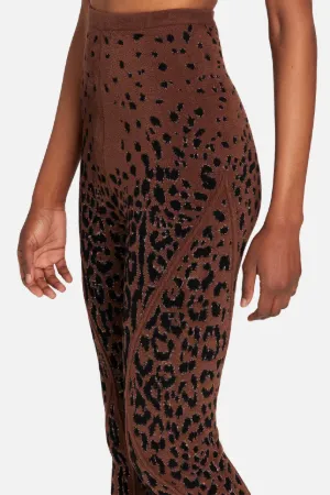 Leopard-Jacquard Leggings | Roberto 