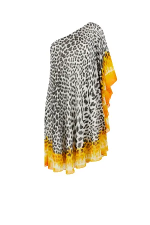 Leopard-Print Silk Dress