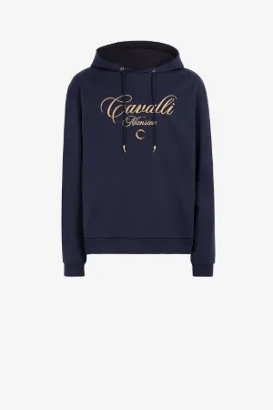 Logo-Embroidered Cotton Hoodie