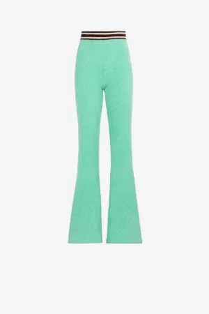 Logo-Embroidered Flared Sweatpants