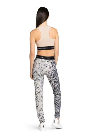 Logo-Jacquard Crop Top 