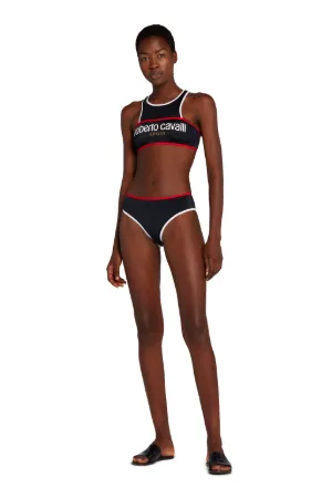 Logo-Print Bikini Briefs
