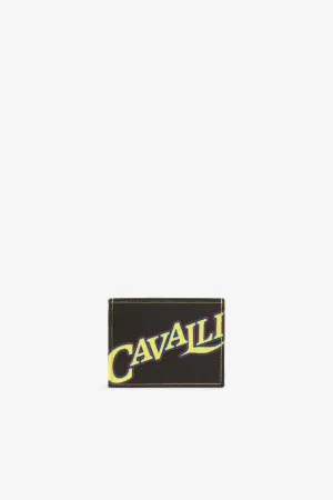 logo-print cardholder