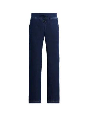 Logo-Stripe Denim Sweatpants 
