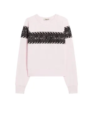 Lucky Symbol-Print Sweatshirt