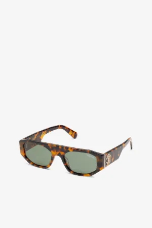 Lunettes de soleil effet écaille de tortue RC Monogram