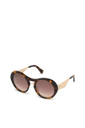 Lunettes de soleil Zebra rondes