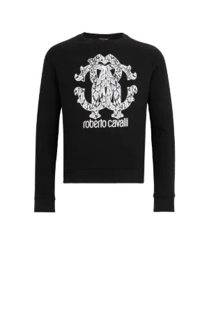 Lynx-Print RC Monogram Sweatshirt