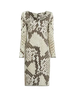 Macro Python Print Dress
