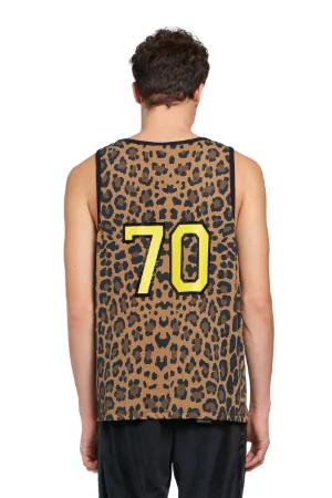 basket imprimé leopard