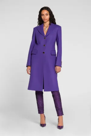 Manteau à boutonnage simple