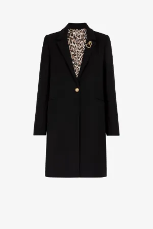 Manteau à boutonnage simple