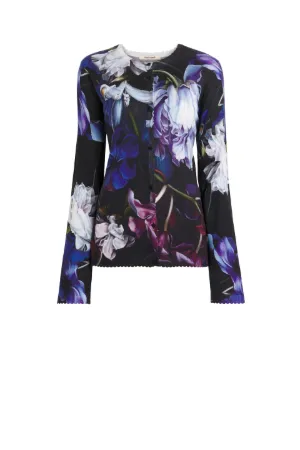 Marchito print cardigan