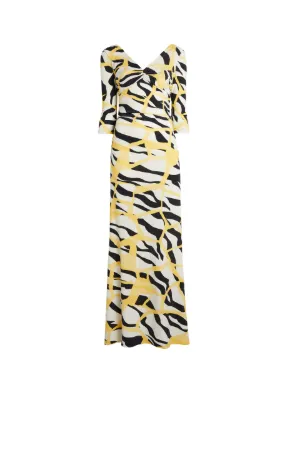 Maxikleid mit Tiger Twiga Print 