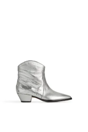 metallic cowboy boots