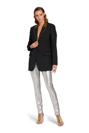 Metallic skinny leg trousers - интернет 