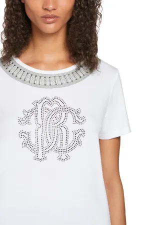 crystal embellished t shirt